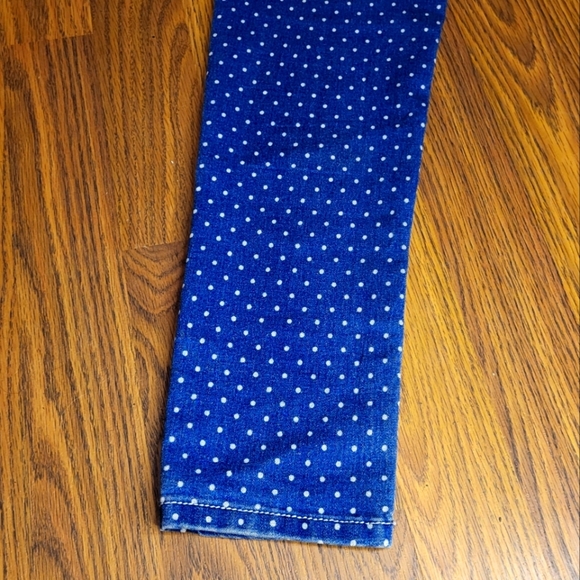 Celebrity Pink Women’s Skinny Jeans Size 5 Polka Dot Blue Stretch Denim A50 - Picture 8 of 9